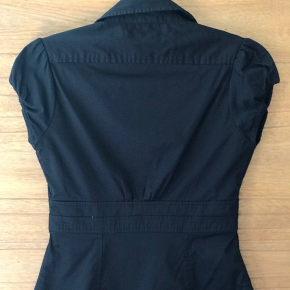 Banana Republic Cap Sleeve Button Up - Picture 3 of 6